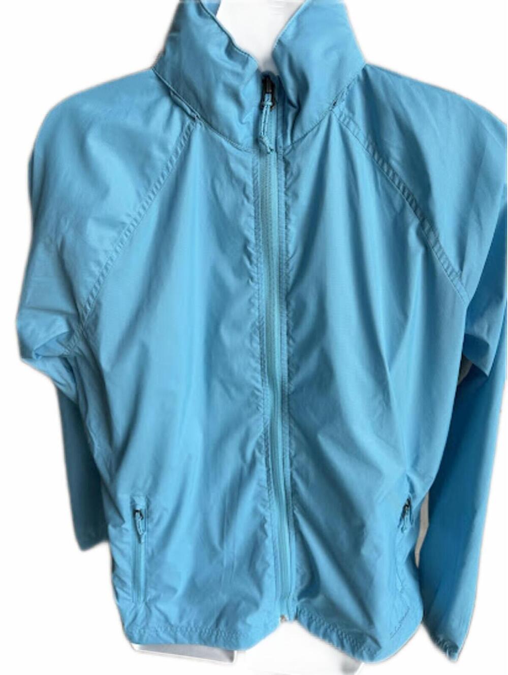 L.L. Bean Blue Women's Windbreaker Jacket M